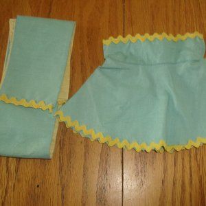 Terri Lee doll clothes untagged green dress shawl